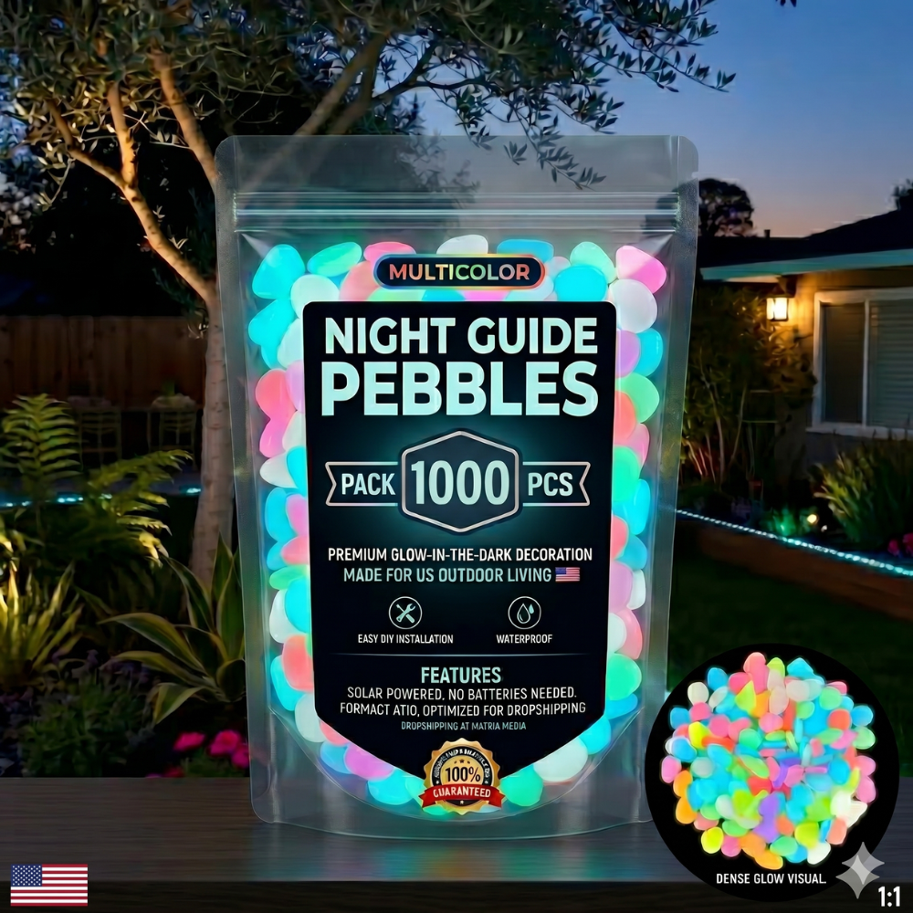 MoonGlow Magic Multicolor Garden Pebbles