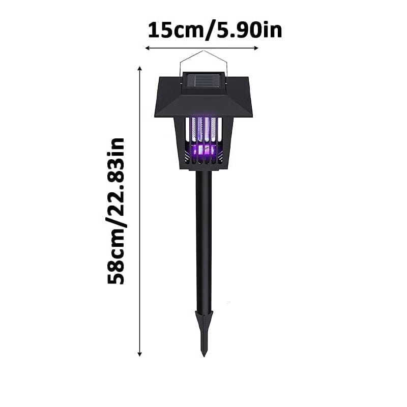 Solar Bug Zapper Lamp