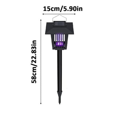 Solar Bug Zapper Lamp