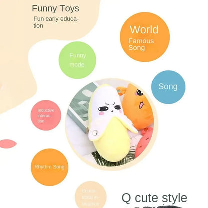 Musical Fruit Plush Toy