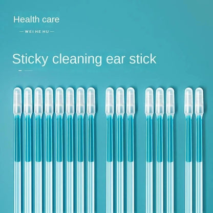 Klibbiga Öronrengöringsstickor