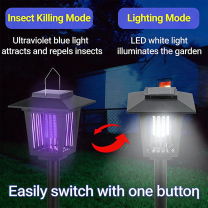 Solar Bug Zapper Lamp