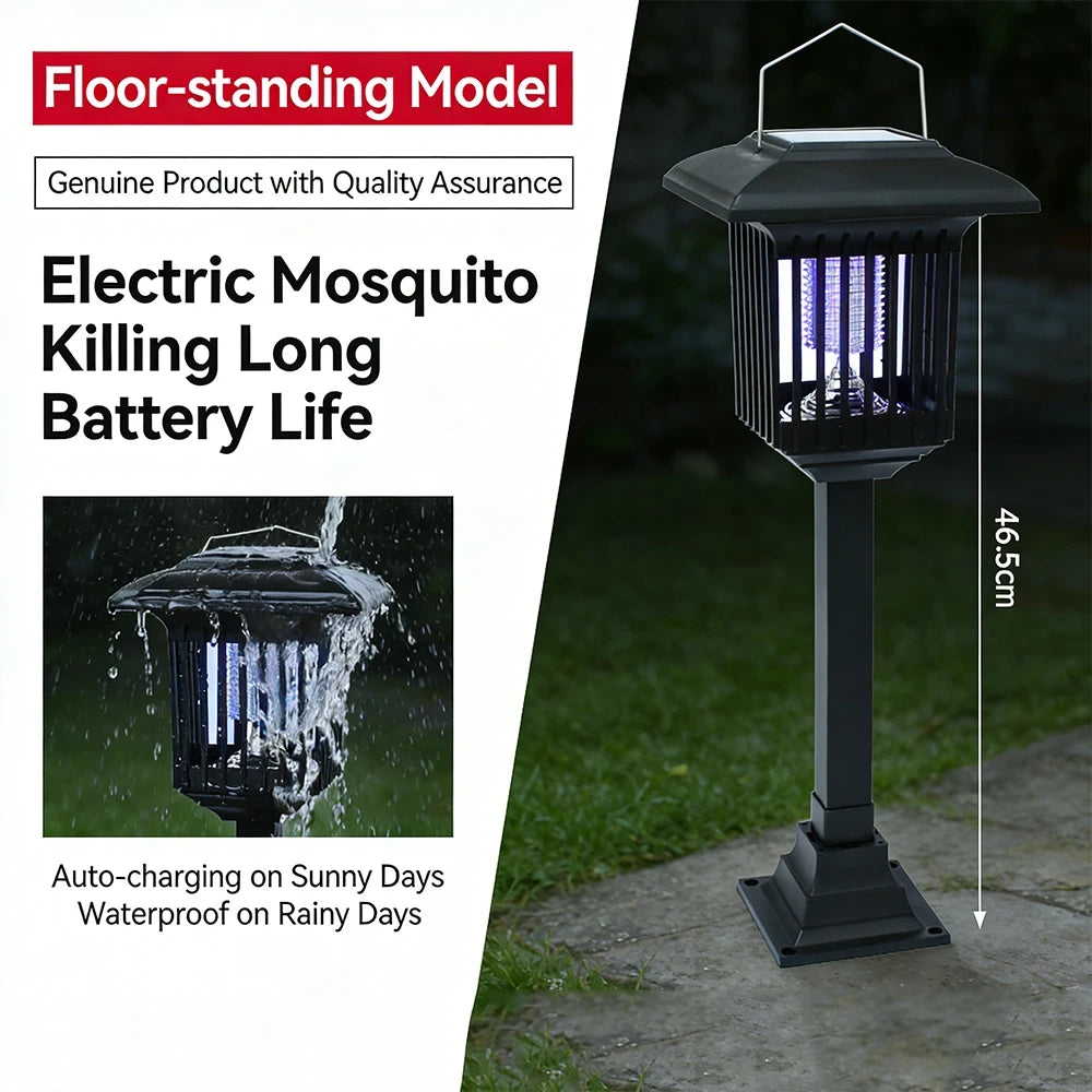 Solar Bug Zapper Lamp