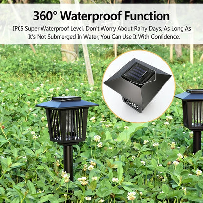 Solar Bug Zapper Lamp