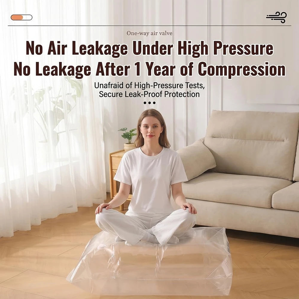 📦 Large-Capacity Vacuum Bags – No Pump Needed! 💨✨