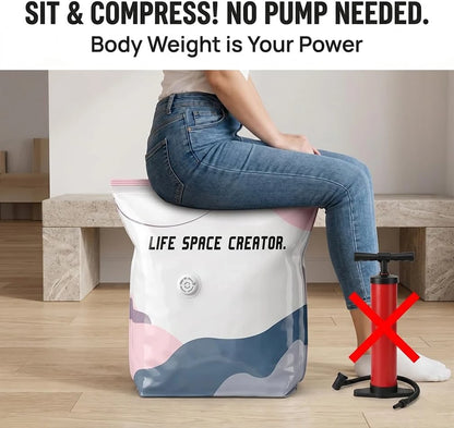 📦 Large-Capacity Vacuum Bags – No Pump Needed! 💨✨