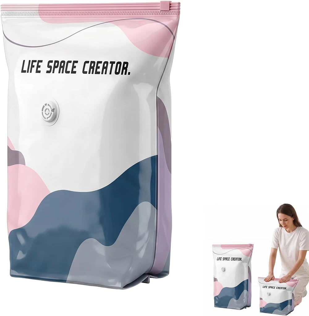 📦 Large-Capacity Vacuum Bags – No Pump Needed! 💨✨