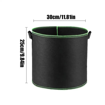 🌱 5-Pack 5 Gallon Grow Bags – Heavy Duty Aeration Fabric Pots with Handles for Vegetables, Flowers & Fruits 🪴