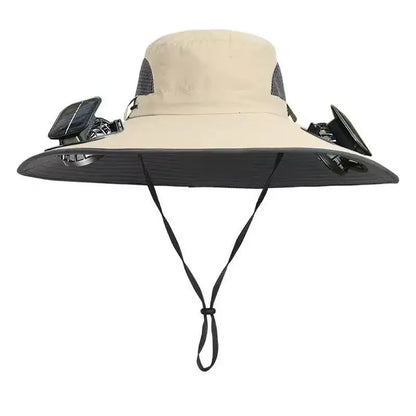 Solar Powered Cooling Bucket Hat