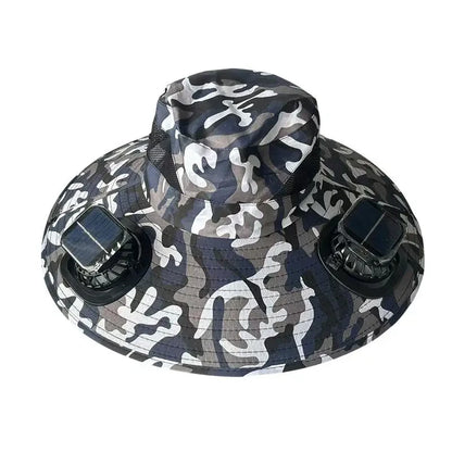Solar Powered Cooling Bucket Hat
