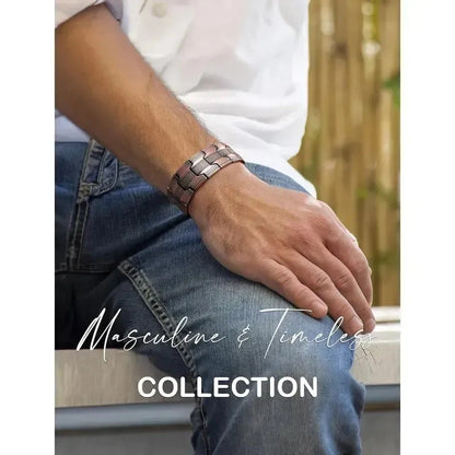 🔥🔥2026 Newest 99.99% Copper magnetic bracelet--Relieve fatigue and promote blood circulation