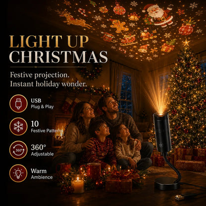 🎄👻 ✨ 60,000+ Sold — Plug & Play HD Holiday Projector for Christmas & Halloween Decor