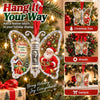 Christmas Cash Gift Butterfly Ornament