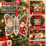 Christmas Cash Gift Butterfly Ornament
