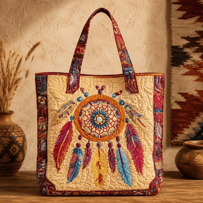 Handmade Quilted Tote Bag