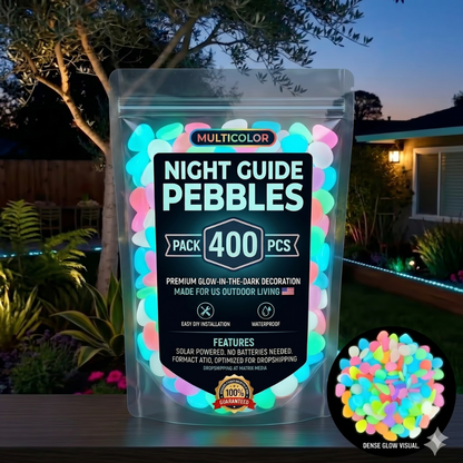 MoonGlow Magic Multicolor Garden Pebbles