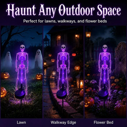 💀 Last Day 50% OFF – Solar Skull Garden Lights with Eerie Color-Changing Glow 🎃