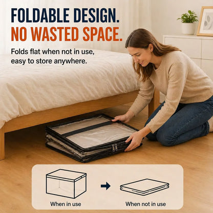 🎁 Mother's Day Sale 49% OFF📦Large Heavy-Duty Thick Clear Storage Bag for Clothes, Moving & Storage