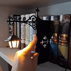 Library Lantern-Decorative Bookshelf Lighting
