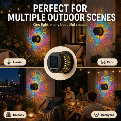 Solar Glow Vintage Garden Lantern