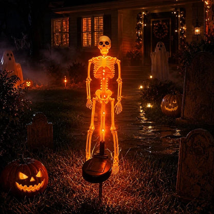 💀 Last Day 50% OFF – Solar Skull Garden Lights with Eerie Color-Changing Glow 🎃