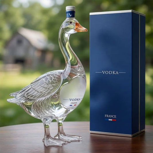 Goose Shaped Glass Liquor Decanter