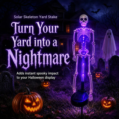💀 Last Day 50% OFF – Solar Skull Garden Lights with Eerie Color-Changing Glow 🎃