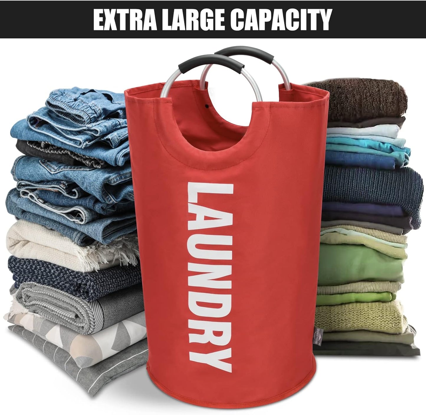 Collapsible XXL Laundry Carrier