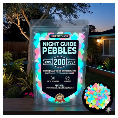 MoonGlow Magic Multicolor Garden Pebbles