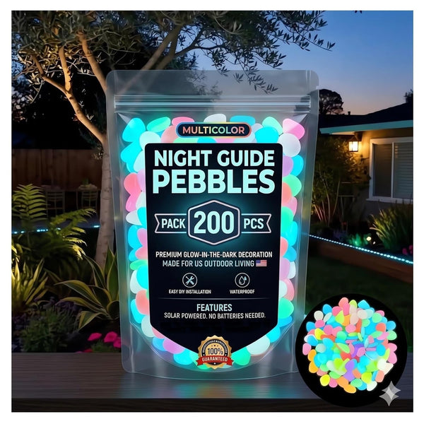 MoonGlow Magic Multicolor Garden Pebbles