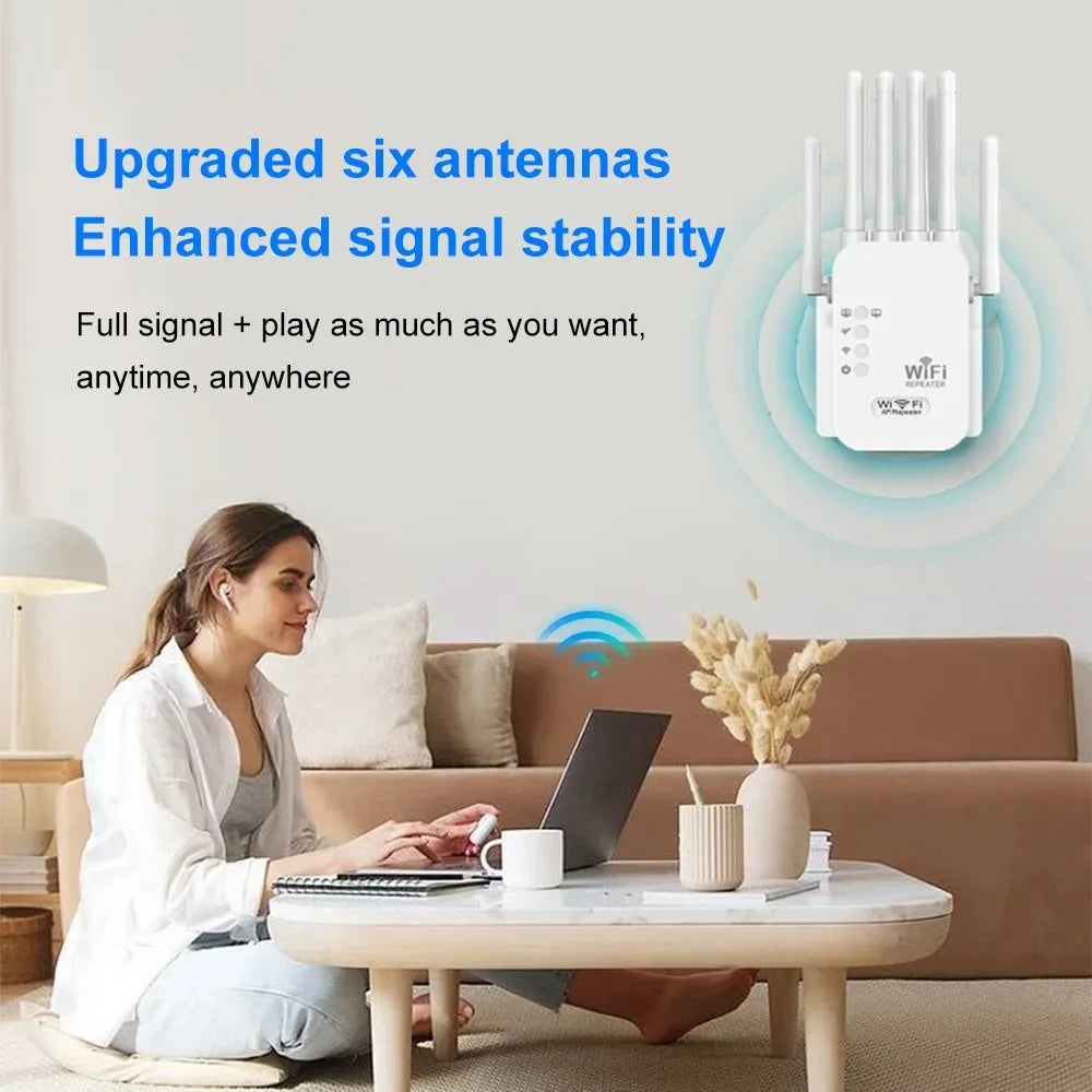 The Velocity Prime: 1200Mbps Ultra-Speed WiFi Repeater