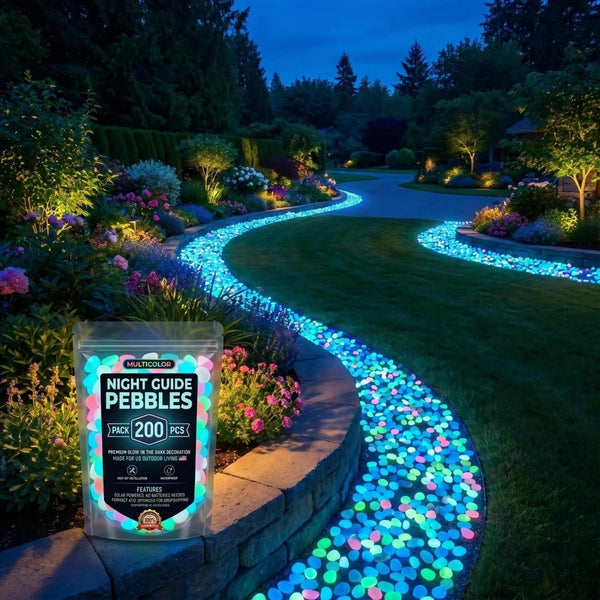 MoonGlow Magic Multicolor Garden Pebbles