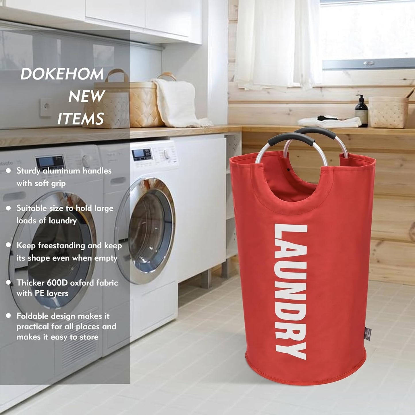 Collapsible XXL Laundry Carrier