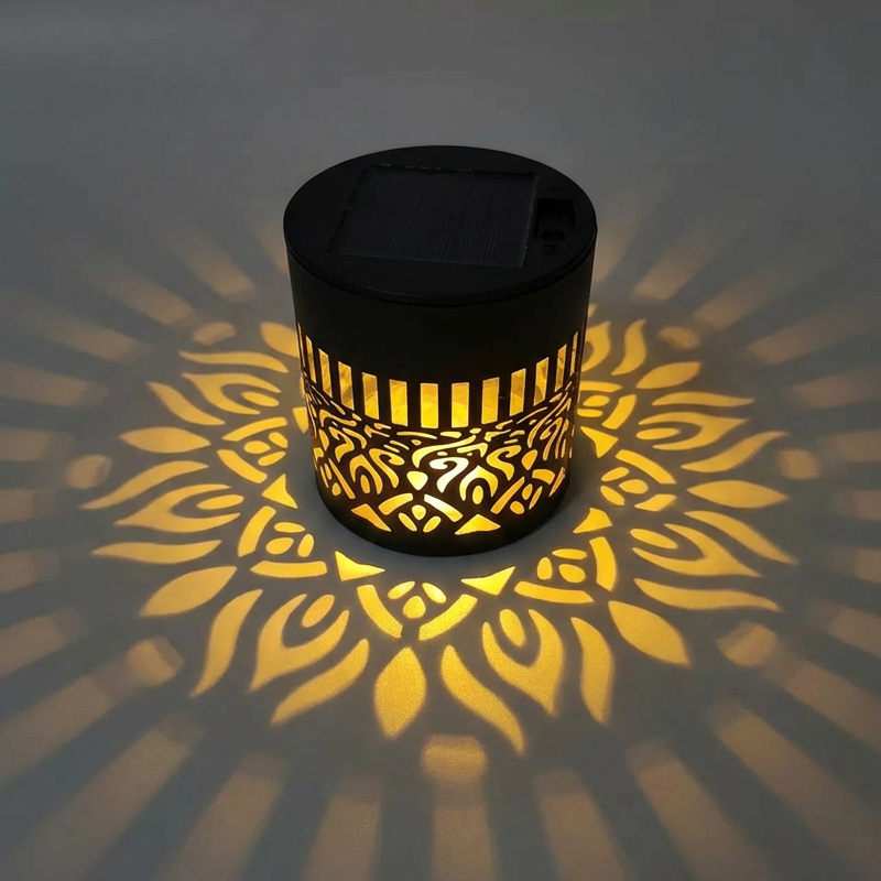 Solar Glow Vintage Garden Lantern