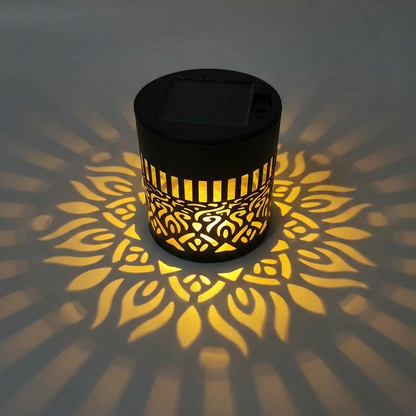 Solar Glow Vintage Garden Lantern