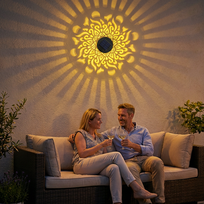 Solar Glow Vintage Garden Lantern
