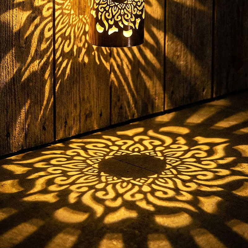 Solar Glow Vintage Garden Lantern