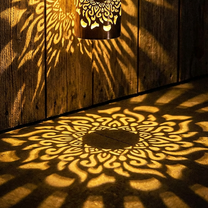 Solar Glow Vintage Garden Lantern