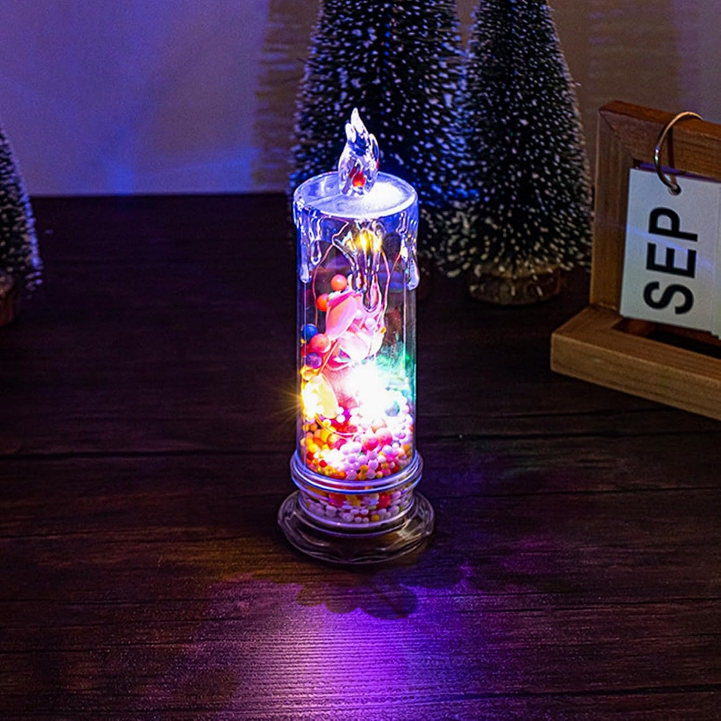 Rose Glow Flicker Candles